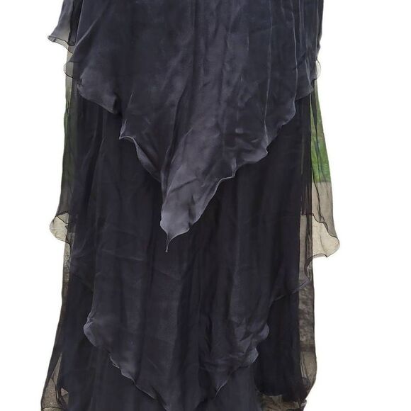 MAX MARA made in Italy Black chiffon gown Final Discount - Picture 3 of 16